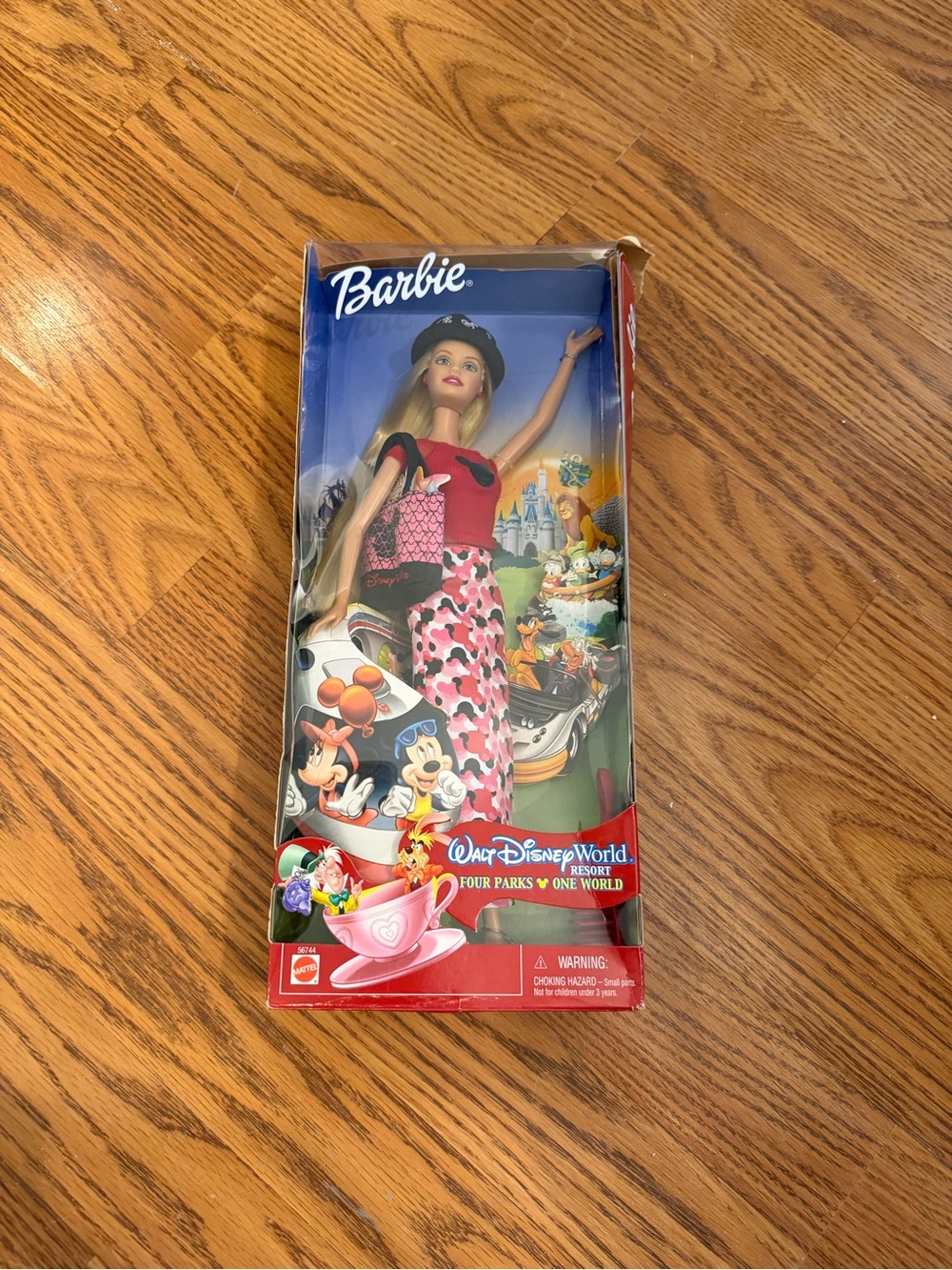 2002 Mattel Walt Disney World Barbie Four Parks One World Doll